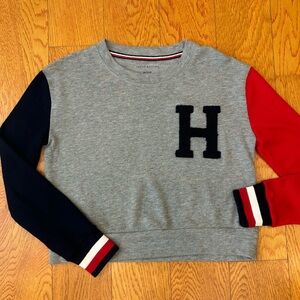 Tommy Hilfiger lightweight Varsity Long Sleeve Top, XS